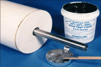 4525 Repairs a S. S. Shaft in a Ceramic Hi-Temp Acid Pump