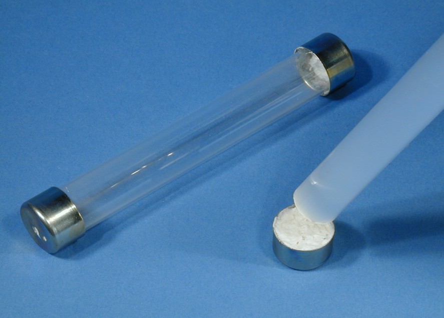 Resbond 940HT Bonds a Sappire Tube to Metal Endcap For use to 2650ºF
